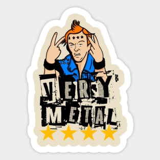 Vyvyan Very Metal Sticker